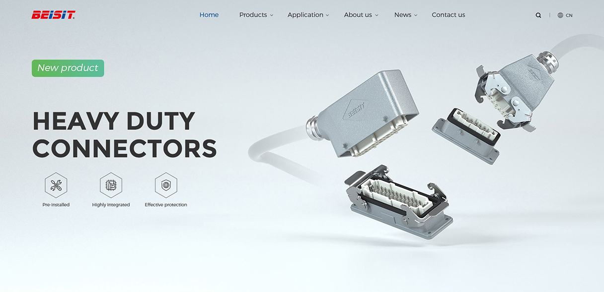 倍仕得電氣外貿(mào)網(wǎng)站設(shè)計(jì)