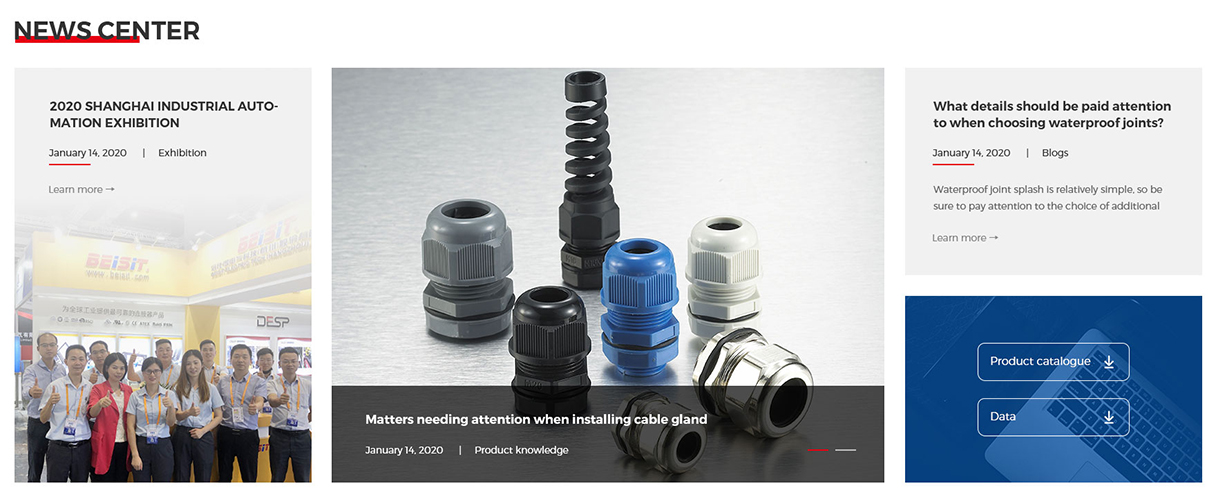 倍仕得電氣外貿(mào)網(wǎng)站設(shè)計(jì)