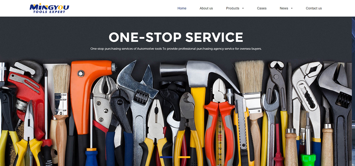 五金工具外貿(mào)網(wǎng)站建設(shè)