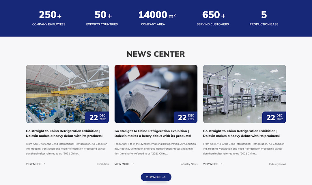 藍(lán)徒智能科技外貿(mào)網(wǎng)站建設(shè)之首頁(yè)文章列表設(shè)計(jì)